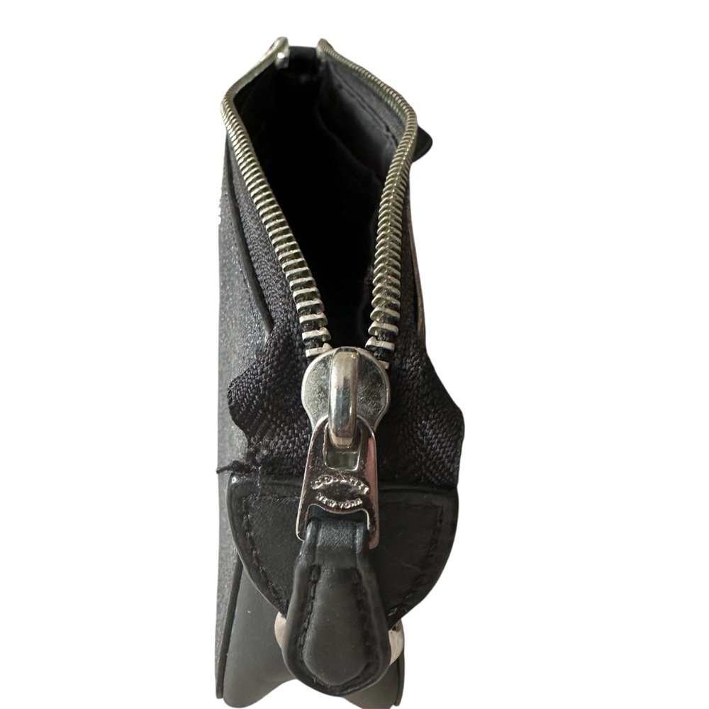 COACH Black Shimmer Convertible Wristlet Bag - Picture 9 of 11